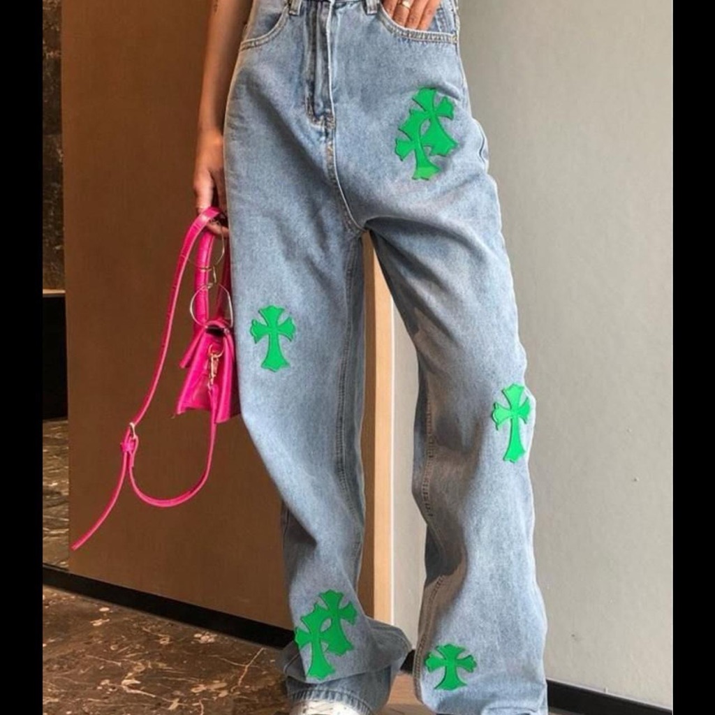 Cross Patch Jeans